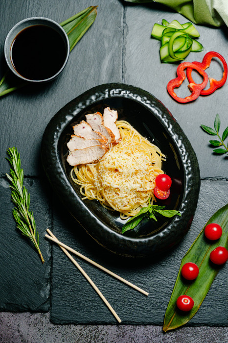 Паста с курицей