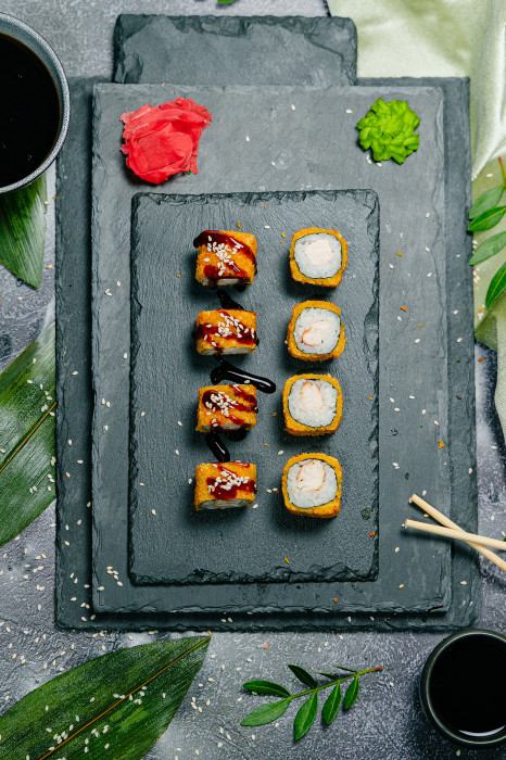 Мини с курицей жареный