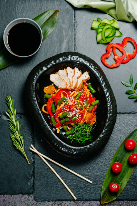 WOK-ЛАПША с курицей